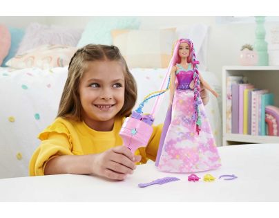 Barbie Princezna zaplietanie vlasov