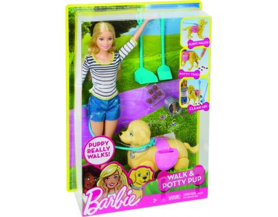 Barbie procházka s pejskem