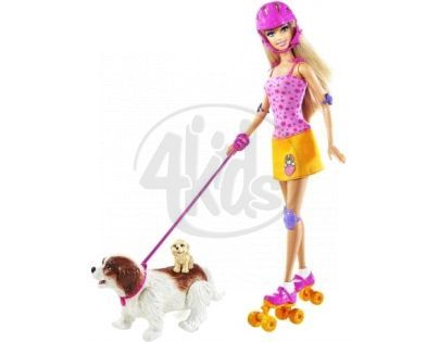Barbie N7651 - Barbie s pejskem v parku