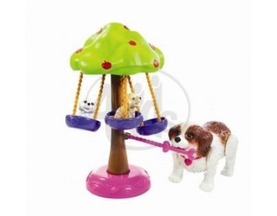Barbie N7651 - Barbie s pejskem v parku
