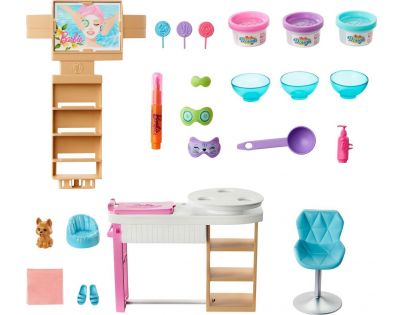 Barbie salón krásy herný set s Beloška