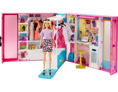 Barbie šatník snov s bábikou