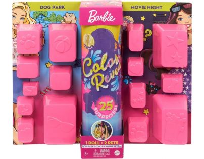 Barbie sa zvieratkom color reveal beloška