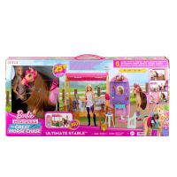 Barbie HXJ44 Stajne s koňom Pepper a bábikou 6