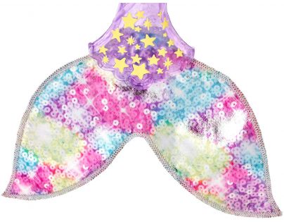 Barbie svietiaca morská panna s pohyblivým chvostom černoška