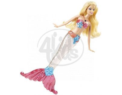 Barbie Svítící Mořská Panna - Blondýnka
