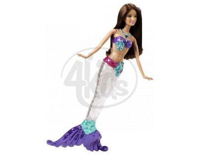 Barbie Svítící Mořská Panna - Brunetka