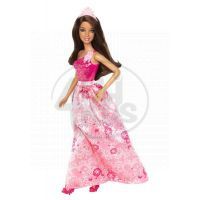 BARBIE R6390 Třpytivá princezna měnitelné prvky - Brunetka 2