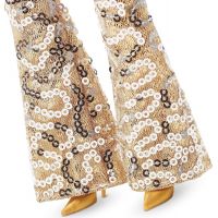 Barbie Ikonický filmový outfit Trblietavý nohavicový overal 5