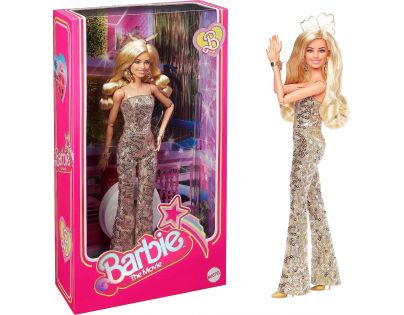 Barbie Ikonický filmový outfit Trblietavý nohavicový overal
