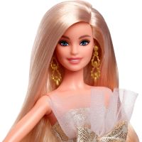 Barbie Vianočná bábika blondínka 2025 2