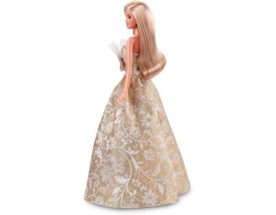 Barbie Vianočná bábika blondínka 2025