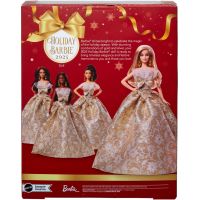 Barbie Vianočná bábika blondínka 2025 6