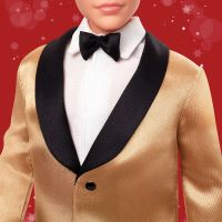 Barbie vianočná bábika ken blond 2025 3