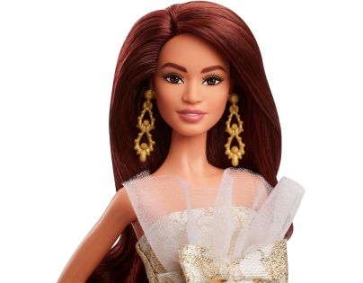 Barbie Vianočná bábika rusovláska 2025