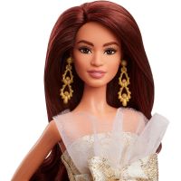 Barbie Vianočná bábika rusovláska 2025