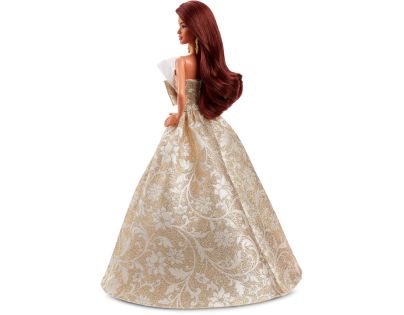 Barbie Vianočná bábika rusovláska 2025