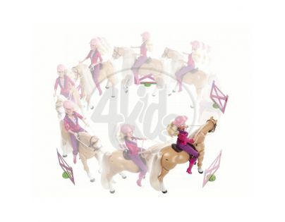 MATTEL Barbie - Barbie a chodící kůň X2630