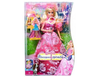 MATTEL Barbie Princezna zpěvačka - Y2411