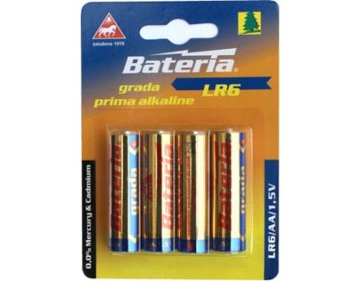 Bateria Slaný CZ Baterie Grada LR6 AA 1,5V 4ks