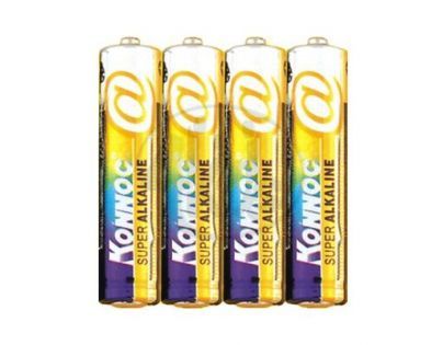 Baterie AAA mikrotužkové alkalické 4ks