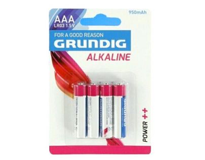 Batérie Grundig LR03 AAA 1,5 V Alkaline 4 ks
