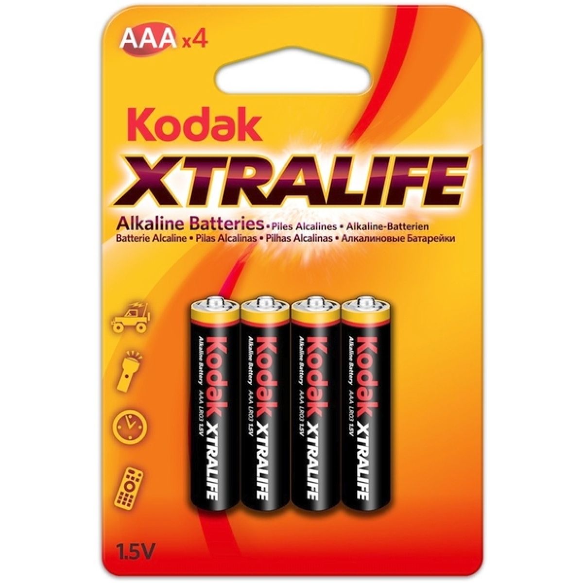 Baterie Kodak AAA LR03 mikrotužkové 4ks