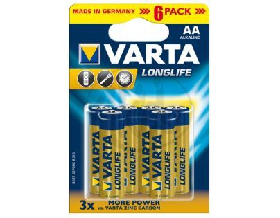 Baterie VARTA Longlife AA LR6 tužkové 6ks