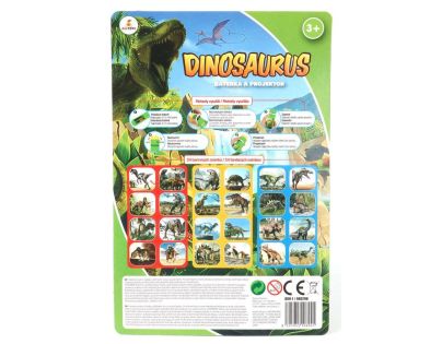 Baterka a projektor Dinosaurus