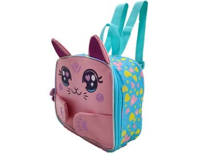 Batoh 3D Ružová Mačka 24 cm