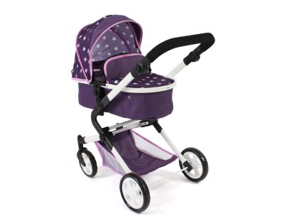 Bayer Chic Kombinovaný kočík pre bábiky 3v1 LIA Stars Purple