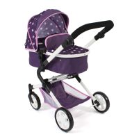 Bayer Chic Kombinovaný kočík pre bábiky 3v1 LIA Stars Purple 2