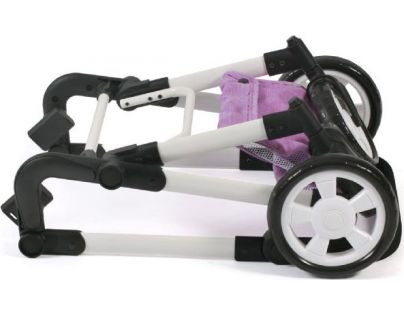 Bayer Chic Kombinovaný kočík pre bábiky 3 v 1 Lia Melange Lilac