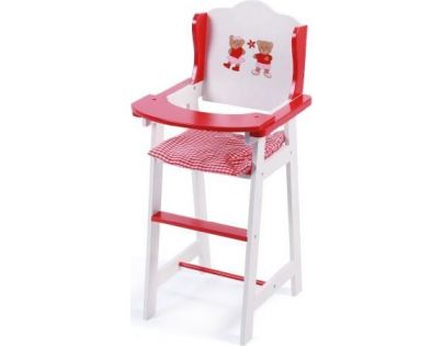Bayer Chic Stolička pre bábiku drevo red