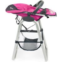 Bayer Chic Jídelní židlička pro panenku Dots Navy Pink 2