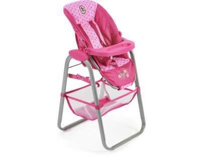 Bayer Chic Jídelní židlička pro panenku Pink Dots