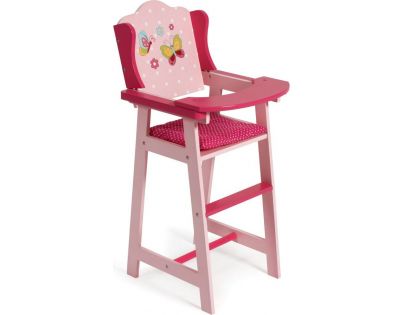 Bayer Chic Stolička pre bábiku drevo rose