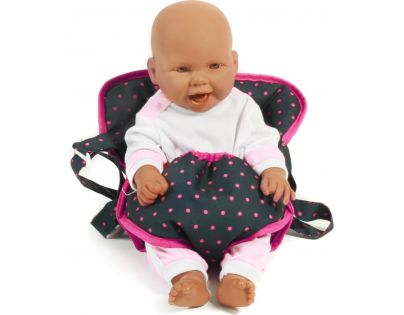 Bayer Chic Klokanka pro panenky - Dots Navy Pink
