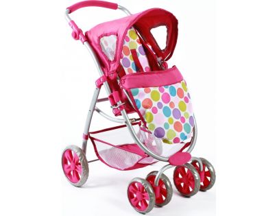 Bayer Chic Kočárek pro panenky Bellina 2v1 - Pinky Bubbles