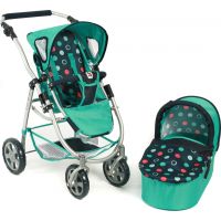 Bayer Chic Kočárek pro panenky Emotion 2v1 - Menta 5