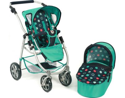 Bayer Chic Kočárek pro panenky Emotion 2v1 - Menta