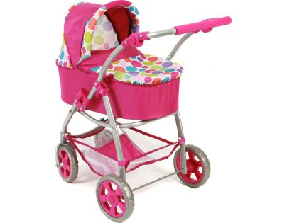 Bayer Chic Kočárek pro panenky Emotion 2v1 - Pinky Bubbles