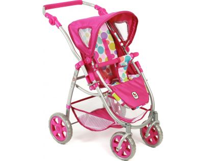 Bayer Chic Kočárek pro panenky Emotion 2v1 - Pinky Bubbles