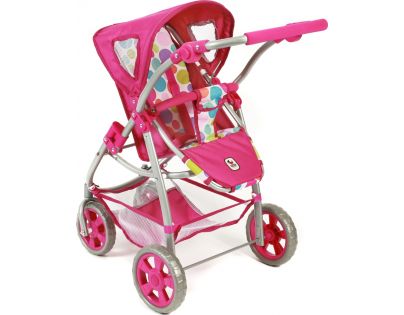 Bayer Chic Kočárek pro panenky Emotion 2v1 - Pinky Bubbles