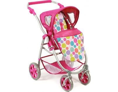 Bayer Chic Kočárek pro panenky Emotion 2v1 - Pinky Bubbles