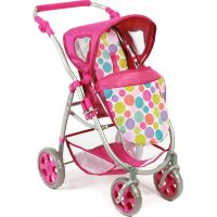 Bayer Chic Kočárek pro panenky Emotion 2v1 - Pinky Bubbles 4
