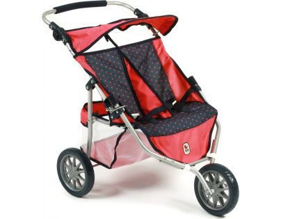 Bayer Chic Kočárek pro panenky Jogger - Red Dots