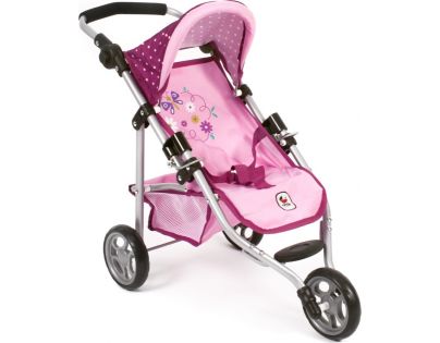 Bayer Chic Kočárek pro panenky Lola - Dots Brombeere