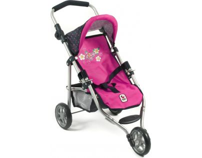 Bayer Chic Kočárek pro panenky Lola - Dots Navy Pink