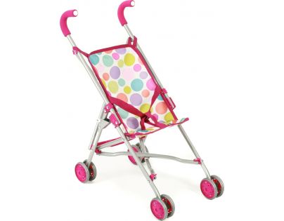Bayer Chic Kočárek pro panenky Mini Buggy Roma - Pinky Bubbles